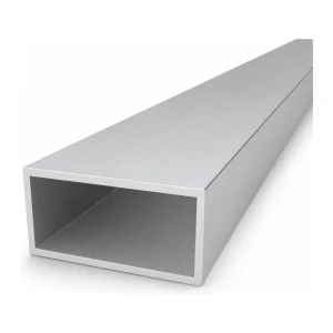 Tubo rectangular de aluminio 40×80×3 mm – perfil cerrado L=2000 mm