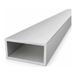 Tubo rectangular de aluminio 40×80×4 mm – perfil cerrado L=2000 mm