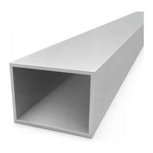 Tubo de aluminio rectangular 60×80×3 mm – perfil cerrado L=2000 mm
