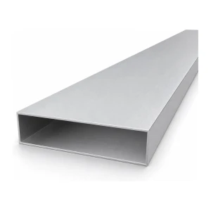 Tubo rectangular de aluminio 25×100×1,2 mm – perfil cerrado L=2000 mm