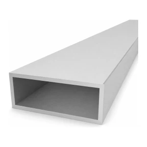 Tubo rectangular de aluminio 40×100×4 mm – perfil cerrado EN AW-6060, L=2000 mm
