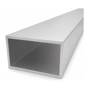 Tubo rectangular de aluminio 60×100×4 mm – perfil cerrado EN AW-6060, L=2000 mm