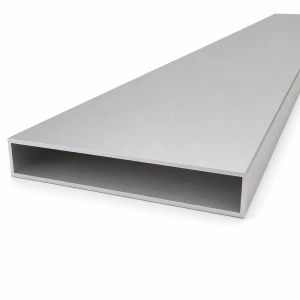 Tubo rectangular de aluminio 20×120×2 mm – perfil cerrado, longitud 2000 mm