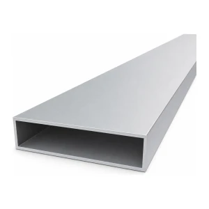 Tubo rectangular de aluminio 25×100×2 mm – perfil cerrado EN AW-6060, L=2000 mm