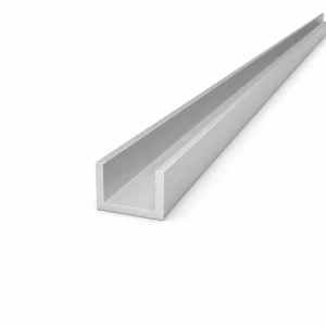 Perfil en U aluminio 30×20×3 mm – perfil C/U, longitud 2000 mm