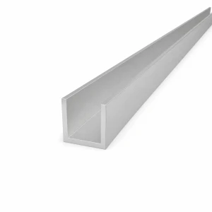 Perfil en C/U de aluminio 30×30×3 mm – EN AW-6060 L=2000 mm