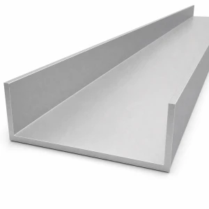 Correa de aluminio 120×40×4 mm – perfil C/U EN AW-6060 longitud 2000 mm