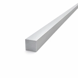 Barra de aluminio cuadrada maciza 20×20 mm EN AW-6060 – longitud 2000 mm