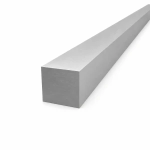 Barra de aluminio cuadrada maciza 35×35 mm EN AW-6060, L=2000 mm