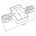 Abrazadera intermedia para paneles de valla 60x40 verde GPV-700-03 (3)