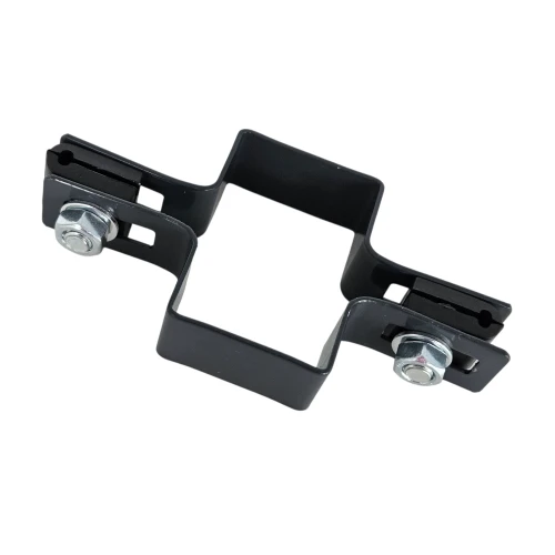Abrazadera intermedia para paneles de valla 60x40 antracita grafito GPV-700-01 (2)