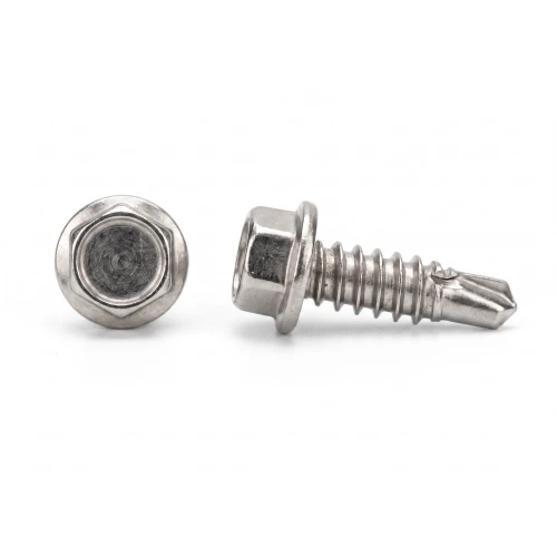 Tornillo autorroscante DIN 7504 K 4.8x19 mm – acero inoxidable A2, cabeza hexagonal con reborde 001-923 (1)