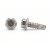 Tornillo autorroscante DIN 7504 K 4.8x19 mm – acero inoxidable A2, cabeza hexagonal con reborde 001-923 (1)