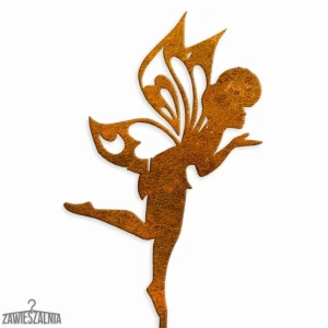 Zawieszalnia – decoración de jardín Hada Euforia de acero corten XL 13×100 cm