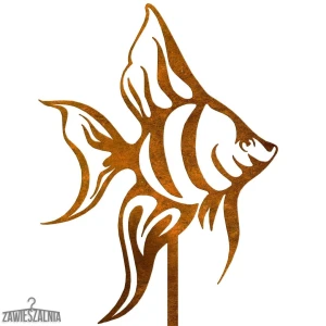 Zawieszalnia – decoración de jardín de acero Pez Ofelia XXL en varilla corten