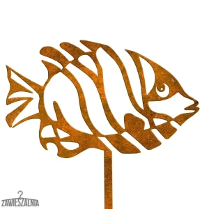 Joyería de Jardín – pez decorativo Otylia XL de acero corten 22×93 cm