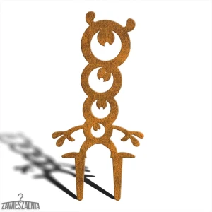 Decoración de jardín colgante Monstruo Temible Rebis L – decoración Corten 20×41 cm