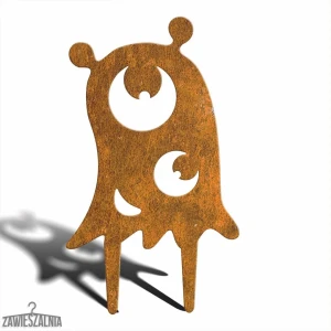 Jetu adorno de jardín Monstruo Espantoso – decoración de acero corten M 22×38 cm