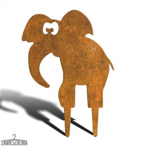 Zawieszalnia – decoración de jardín Pupil Elefante Benio M 39 cm, acero corten
