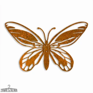 Zawieszalnia – decoración de pared 3D Mariposa Goliat L 44 cm de acero corten