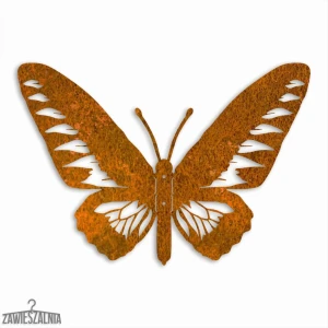 Zawieszalnia – decoración de pared 3D Mariposa del Paraíso L 44×30 cm acero Corten
