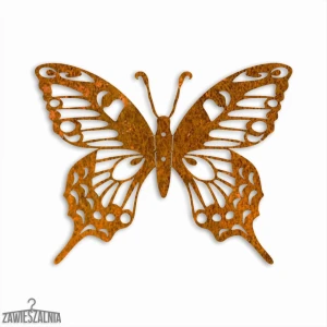 Zawieszalnia – decoración de pared 3D Mariposa Rusałka M 30 cm acero corten