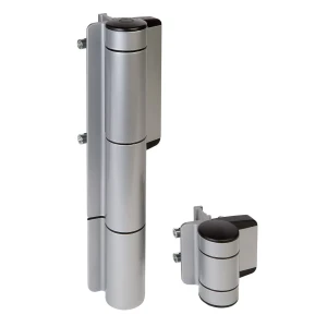 Locinox Mammoth-180 – bisagra hidráulica autocierre para puertas de 180° plateada