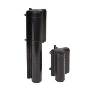 Locinox – cierrapuertas hidráulico con bisagra para portones y puertas 180° negro