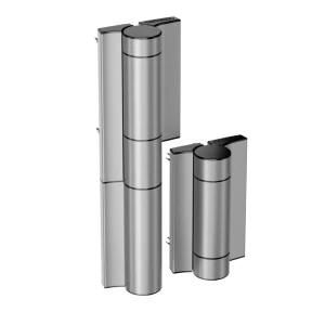 Locinox Mammoth HD – cerrador hidráulico automático con bisagra para portones de 200 kg, plateado