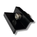 Pinza final 30mm con tornillo e inserto - Lacado negro PV-03-23