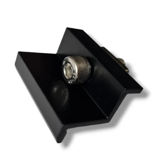 Pinza final 30mm con tornillo e inserto - Lacado negro PV-03-23
