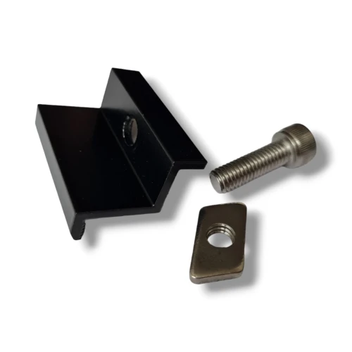 Pinza final 30mm con tornillo e inserto - Lacado negro PV-03-23 (1)