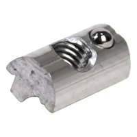 Casquillo deslizante M8 con bola de resorte para perfil FV – aluminio 6060
