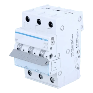 Hager MBN306E – interruptor automático B 6A 3P 6kA
