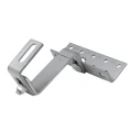 Gancho de techo Vario Clase 5-6-5 - 3x Ajustable Acero inoxidable 1.4016 - 120 mm - Reforzado PV-08-34