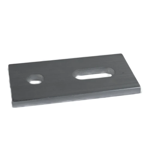 Adaptador de aluminio 40x80x5 PV-07-05