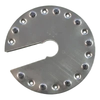 Arandela de puesta a tierra PV redonda con ranura Ø44 mm – acero inoxidable A2