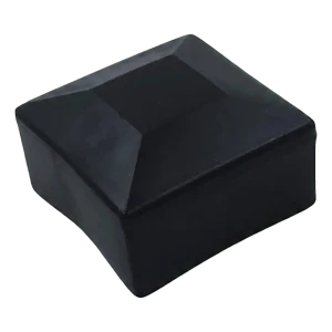 Tapa ciega negra LLDPE para perfiles de montaje FV 40×40 mm – tipo 2