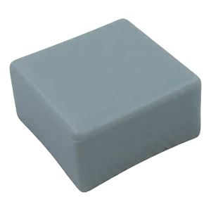 Tapa plana gris de LLDPE para perfiles de montaje FV 40×40 mm – tipo 3