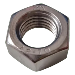 Tuerca hexagonal M12 DIN 934 – acero inoxidable A2-70 para instalaciones fotovoltaicas