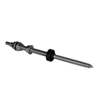 Tornillo de doble rosca para adaptadores y triángulos - M10x200