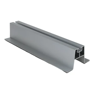 Puente trapezoidal de aluminio H-60 con EPDM 330 mm – montaje FV en chapa trapezoidal