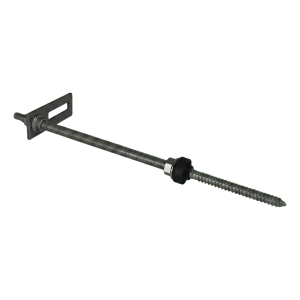 Tornillo de doble rosca M10x300 con adaptador de montaje para estructuras fotovoltaicas