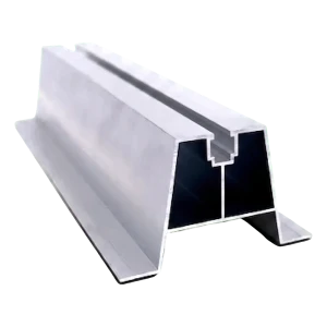 Puente trapezoidal de aluminio H-70 con EPDM 400 mm – montaje PV en chapa trapezoidal