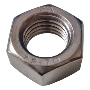 Tuerca hexagonal M16 DIN 934 – acero inoxidable A2-70 para instalaciones fotovoltaicas