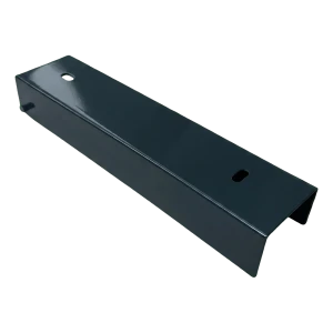 Perfil en U para zócalo de valla 250×55 mm – acero galvanizado, antracita