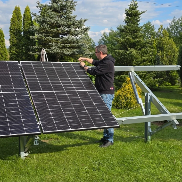 Kit Solar T1V Light estructura fotovoltaica de suelo para 6 paneles GPV-T1V-L6 (5)