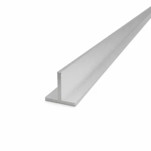 Perfil en T de aluminio 30×30×3 mm – perfil T EN AW-6060 longitud 2000 mm