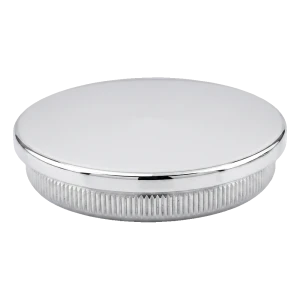 Tapón plano de impacto para tubo de barandilla Ø42,4 mm AISI 304 brillo