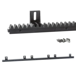 Cremallera para puertas correderas autoportantes Plástico L1000X20 hasta 800 kg